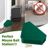 Jahy2Tech 8 Pcs Mouse Bait Station with Keys Indoor Outdoor