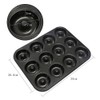 webake Donuts Backform Donutform Kuchenform 7cm Antihaft 12 Vertiefungen für