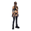 Dolls Kill Onyx Prism Moonwalk Cut-Out Catsuit by Club Exx