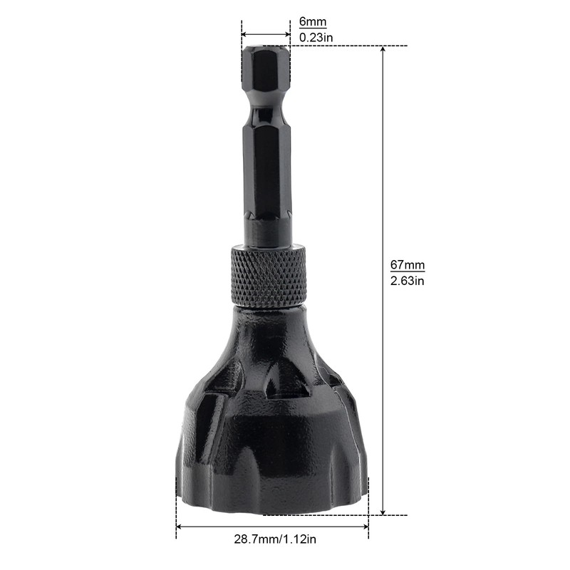 Deburring External Chamfer Tool, HSS Hex Shank Deburring Tool for