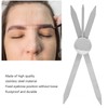 Eyebrow Stencil Ruler Stainless Steel 3 Point Positioning Eyebrow Makeup