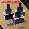mxuteuk Momentary Toggle Switch 20A 125V DPDT 3 Position 6-Pin