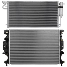 ROADFAR Aluminum Radiator Replacement 2014-2016 for Mitsubishi for Outlander Plastic Radiator Auto Parts Complete radiator Radiator Engine Coolant Radiator Assembly Radiator