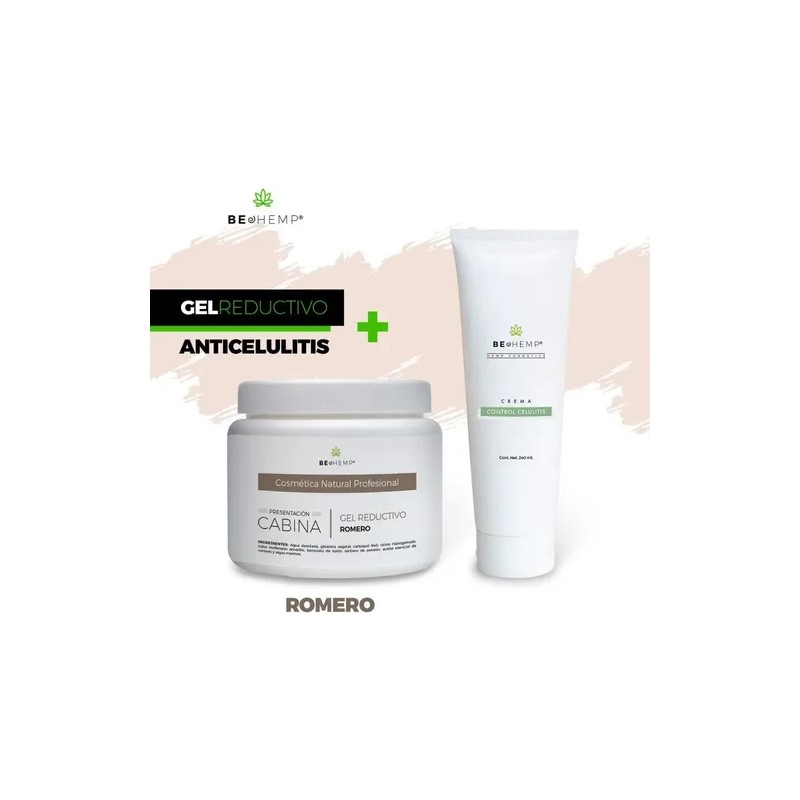 Gel Quema Grasa De Romero Y Crema Anticelulitis Beohemp