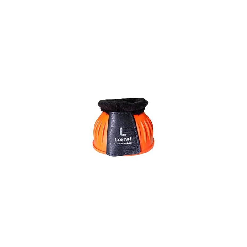 LEXNEL Rubber Bell Boots, Durable Bell Boots for Horse –