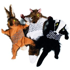 Pet Brands Plush Squeaky Dog Toy Set, No Stuffing Forest Critters Dog Chew Toys, Realistic Plush Dog Toys for Small, Medium & Large Dogs - 3 Pack (Small)