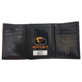 Origional Brown Premium Shield Tri-fold Leather Wallet