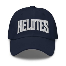 Merch Town Helotes Baseball Cap Helotes Dad Hat Texas TX Hat Embroidered Souvenir Navy