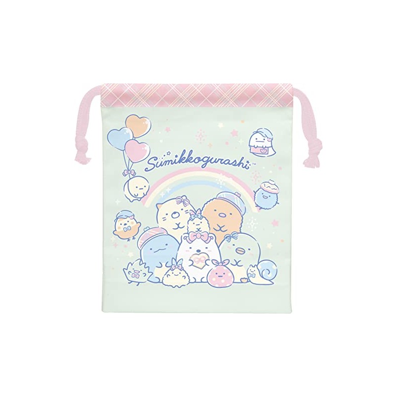 San-X CA35002 Sumikko Gurashi Lunch Market, Cup Drawstring