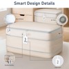 DIMJ Comforter Storage Bag - 100L Large Capacity Blanket Storage
