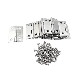20 bisagras plegables de acero inoxidable de 1.5 pulgadas para puerta y ventana están asignadas con 80 tornillos de acero inoxidable