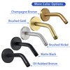 Wall Mounted Shower Arm Extension Head Holder Stainless Stee for