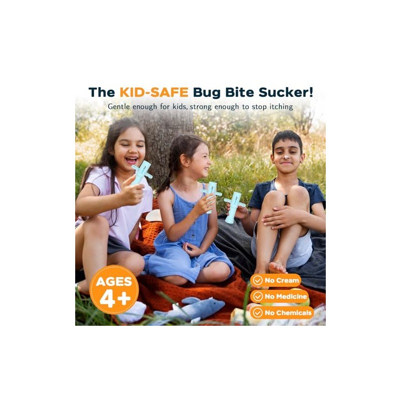YARKOR Bug Bite Suction Tool, Natural Itch Relief & Swelling