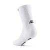 CEP Core Run Mid Cut Compression Socks 5.0, White, Unisex,