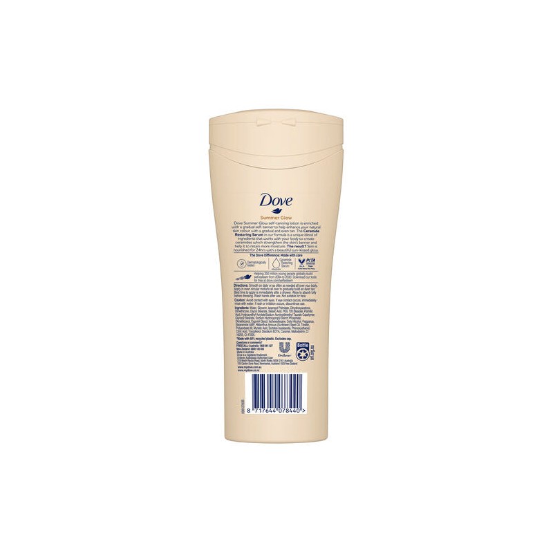Dove Body Lotion Fair To Medium Skin 400mL