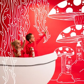 Pacha Soap Co. Kids Foaming Shampoo & Body Wash, Strawberry Banana, 2 Pack - Sweet & Sudsy Cleansing Experience, Tear-Free, Nourishes, Moisturizes, Plant-Based, Vitamin Rich, Non-Toxic, Recyclable