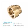 sourcing map Brass Extension Pipe Fitting 10mm G1/2 Female to
