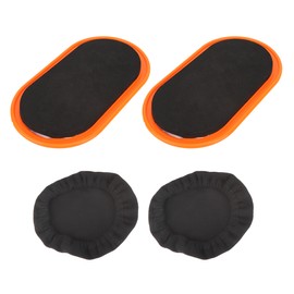 2Pcs Workout Sliding Disc Disks Slider Slide Mat Sports Abdominal Muscle Fitness Equipmentyellow