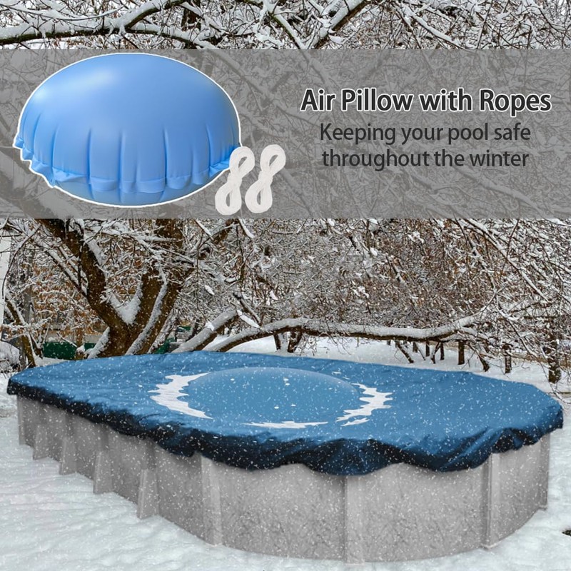 4 x 4 Ft Air Pillow with Ropes for Above