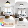 SunRider Semi Flush Mount LED Ceiling Light Fixture, 12-inch 25W