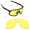 Alphax Tracer Yellow Non-polarized Replacement Lenses for Oakley Sutro S