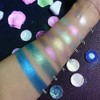 Olive Yellow Glitter Eyeshadow, Highly Pigmented Duochrome Eyeshadow, Intensive Colour