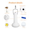 Solar Panel Powered Light Bulb Movable Charging Emergency Lamp for