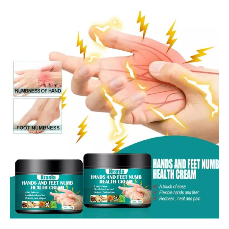 Mz Crema Anestésica Para Manos Y Pies Kranla, Crema