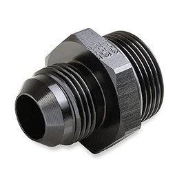 Earl's Adapter, 6An Male To -12 Port, Black