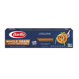 Barilla Whole Grain Pasta, Linguine, 16 Ounce (Pack of 20)