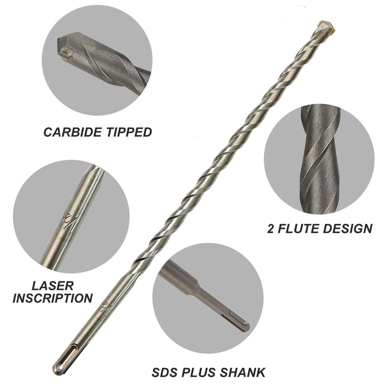 FF ERA 4-Pack SDS Plus 3/4 inch x 8 inch