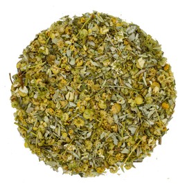 Molienda Sagrada Tisana Fresca Manzanilla/ Infusión Herbal con Botones de Manzanilla y Menta Orgánica Mexicana, Fresca Manzanilla, 200 gramos