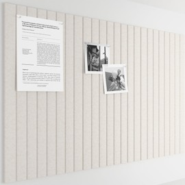 Fluxynara Large Felt Bulletin Board 48" x 36" Cork Board Alternative-6 Pack with 40 Safe Removable Adhesive Tabs, Cork Boards for Walls Cork Board for Home Office Classroom Pin Board (Oatmeal)