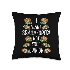 Spanakopita Fresh Greek Roots Fresh Greek Spanakopita Throw Pillow