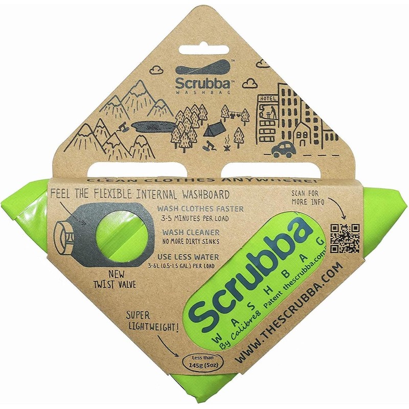 Scrubba Travel Wash & Dry Kit for Clean Clothes On-The-Go
