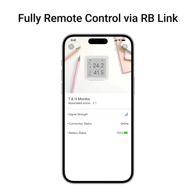 Roombanker Smart Temperature & Humidity Monitor - Accurate Climate Tracking,