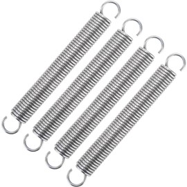 GUNGY Tension Springs with Hooks Stainless Steel Tension Spring Tension Spring 100 mm Outer Diameter 12 mm Wire Diameter 1.6 mm Maximum Tensile Force 6.41 kg 1.6 x 12 x 100 mm 4