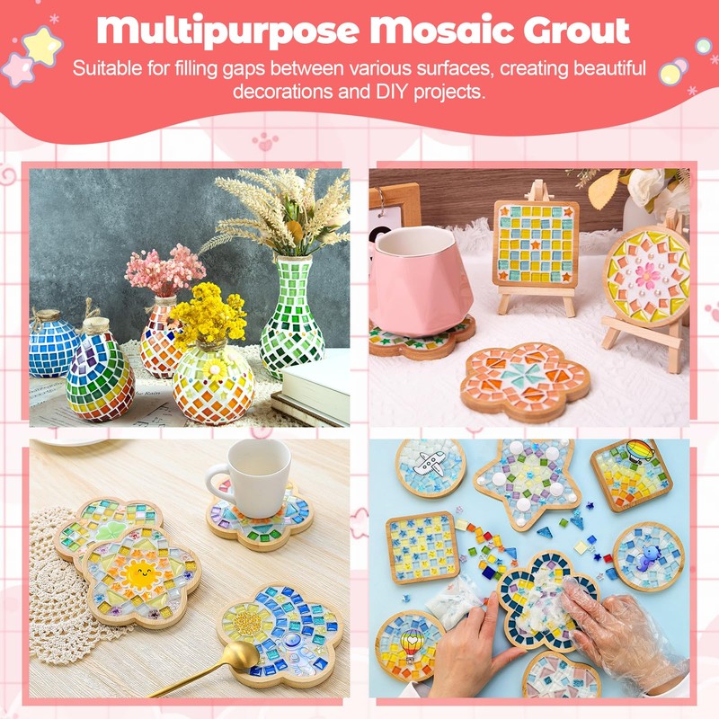 Mosaic Crystal Grout – Translucent Mosaic Grout Filler for Tiles