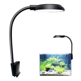 Aquarium Clip Light, Lighting, Small Growth Light, Clip-on Aquarium Light, 360 Angle Adjustable, 5W, Small, Lightweight, High Brightness, Low Energy, Eye Protection, Aquarium, Aquarium Plant Growing,