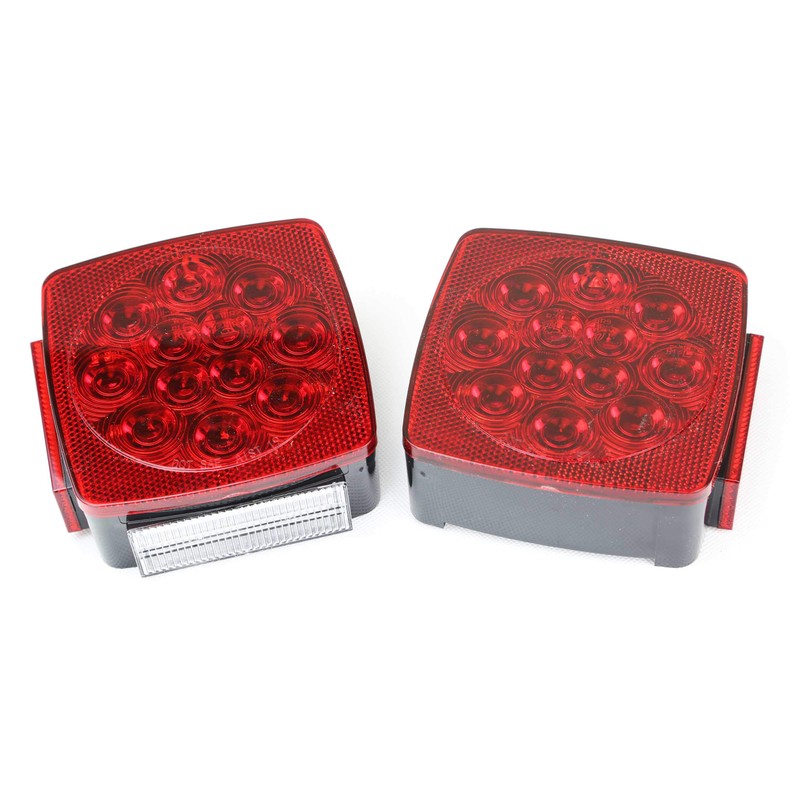 LIBRA Trailer Slim LED Submersible Square Tail/Side Light Kit for