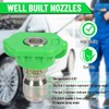 5 Pack Pressure Washer Nozzle Tips, Universal Pressure Washer Tips,