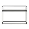 Nellie 42'' Wide Rectangular Console Table with Metal Mesh Shelf