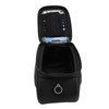 Bike Phone Mount Bag Large Capacity Waterproof Carbon Pattern PU