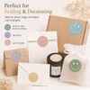 60 Pcs Gold Foil Happy Face Stickers, 2 inch Smiley