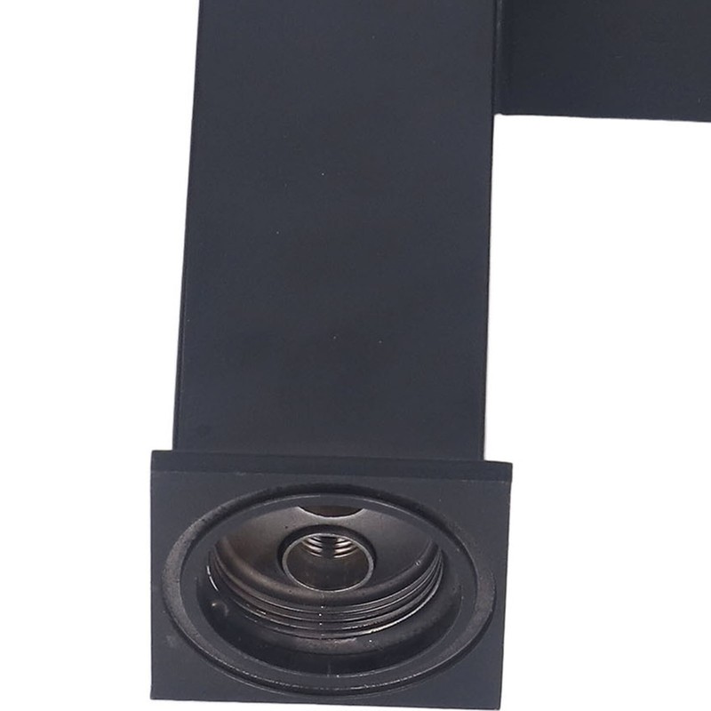 Basin Faucet Stainless Steel Surface Black Baking Paint Bathroom Sink