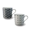 アワサカ komon マグカップペア 7-1968 ホワイト 9×20×10cm