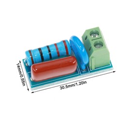 5Pcs Circuit Electromagnetic Anti-Interference Modules RC Snubber/Absorption Circuit Module for Protecting Relay Contacts, Thyristors