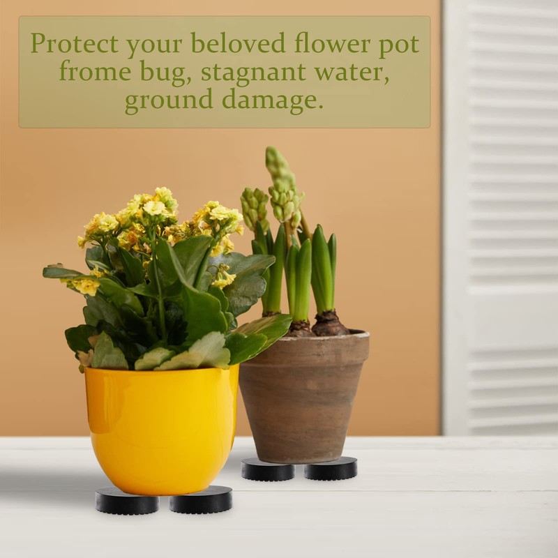 Yesland 30 Pack Rubber Pot Feet - 1.8 Inch Non-Slip