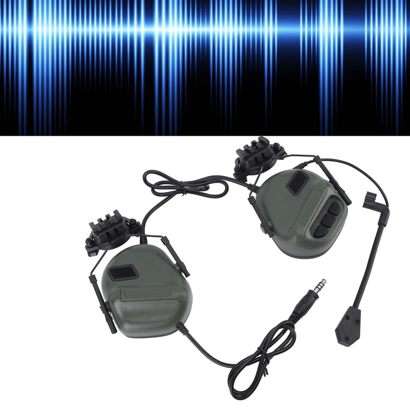 Shooting Headset Shooting Earmuffs Ear Hearing Protection Headphones Sound Amplification