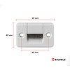 BAUHELD® Roller Shutter Belt Guide Surface-Mounted [Pack of 5] –